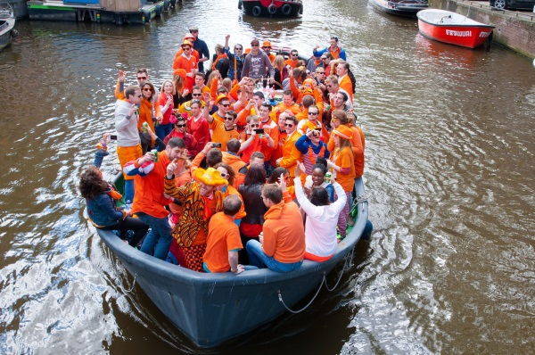 Barca il giorno del Re - Amsterdam